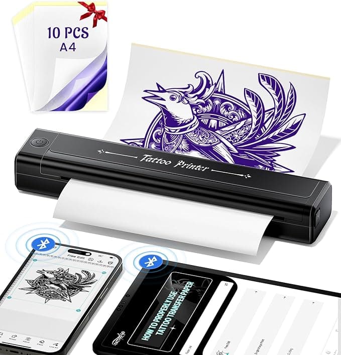 Yowell H1 Termocopiadora Tattoo 📱 Impresora Tatuajes