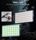 Thumbnail 7 de Zetci 135 LED Selfie Luz para Teléfono 📱 con Hot Shoe y Clip