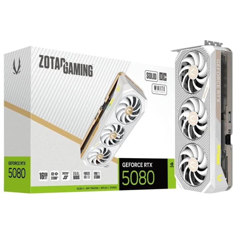 Imagen de ZOTAC GAMING GeForce RTX 5080 SOLID OC 16 GB GDDR7 🎮 en OfertitasTOP