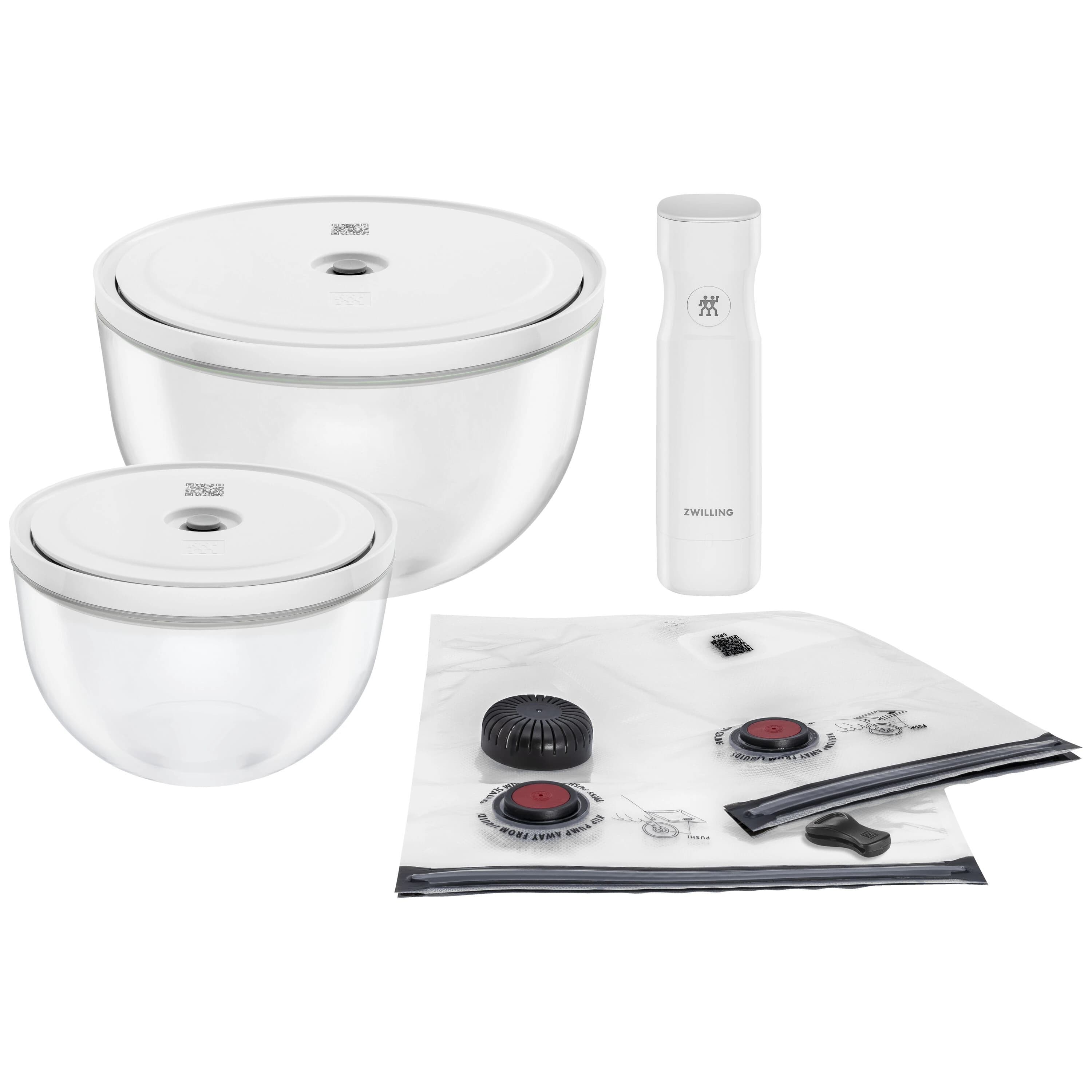Zwilling Set Fresh & Save 7 piezas de vacío de vidrio