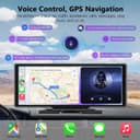 Thumbnail 3 de 10.26 Inch Wireless Car Stereo with CarPlay 📻