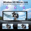 Thumbnail 4 de 10.26 Inch Wireless Car Stereo with CarPlay 📻