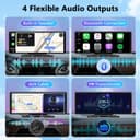 Thumbnail 5 de 10.26 Inch Wireless Car Stereo with CarPlay 📻