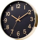 Thumbnail principal de 12 Inch Wall Clock Silent – Modern Gold 🕰️