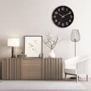 Thumbnail 5 de 12 Inch Wall Clock Silent – Modern Gold 🕰️