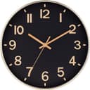 Thumbnail 6 de 12 Inch Wall Clock Silent – Modern Gold 🕰️