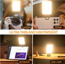 Thumbnail 4 de 128 LED Rechargeable Selfie Light for Phone and Laptop 📷