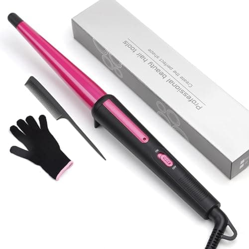 13–25mm Tapered Ceramic Curling Wand for Hair 💇♀️