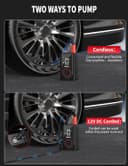 Thumbnail 1 de 150 PSI Rechargeable Tyre Inflator with 5000mAh Power Bank ⛽