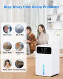 Thumbnail 5 de 1500ML Portable Dehumidifier 28dB for Bedroom 💧