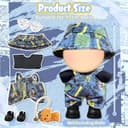 Thumbnail 1 de 17cm Plush Doll Clothes Set — Purple outfit 🎁