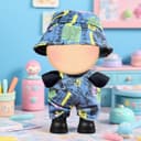 Thumbnail 4 de 17cm Plush Doll Clothes Set — Purple outfit 🎁