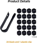 Thumbnail 3 de 17mm Wheel Nut Covers 20-piece set 🔧