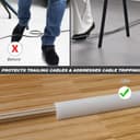 Thumbnail 2 de 1M Silicone Cable Trunking Cable Tidy for Wires 📺