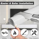 Thumbnail 4 de 1M Silicone Cable Trunking Cable Tidy for Wires 📺