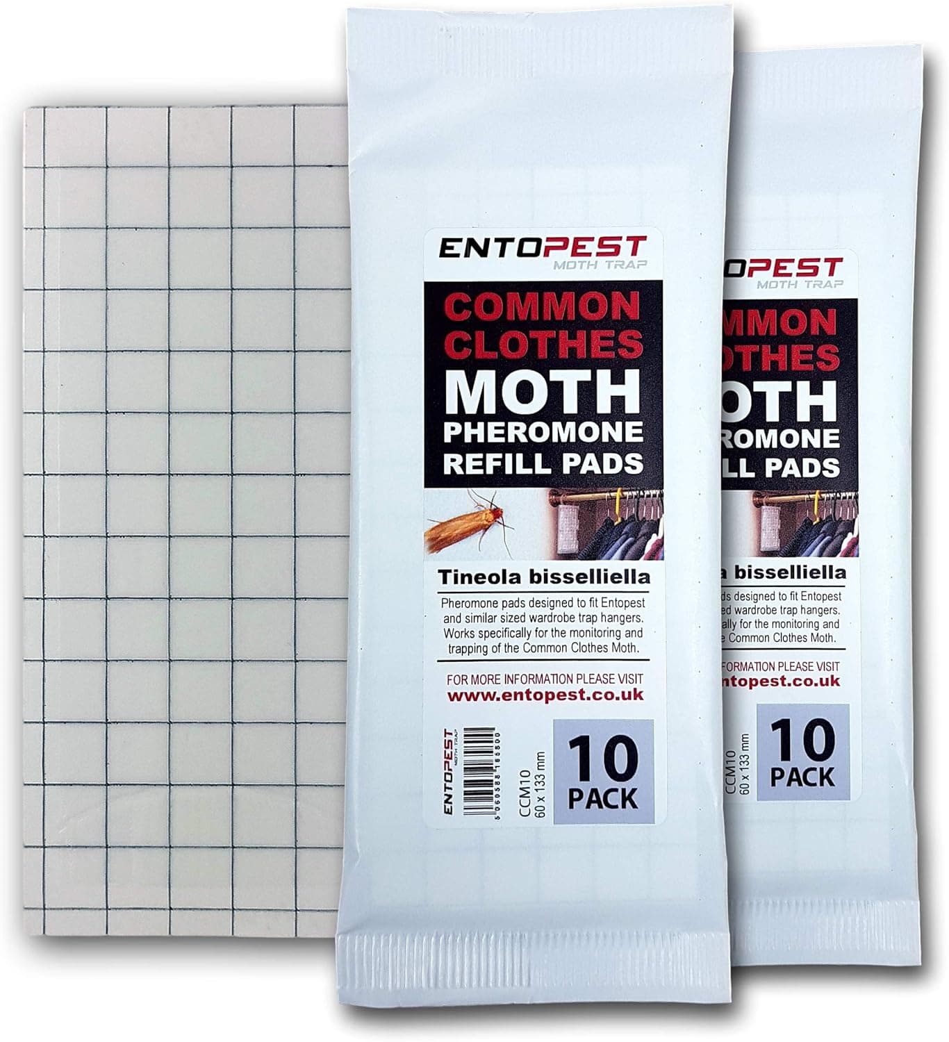 20-Pack Clothes Moth Monitoring Pads refill for wardrobes 🧴