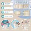 Thumbnail 5 de 200 Pcs Breastmilk Storage Bags 8oz Milk Bag with Pour Spout 🍼