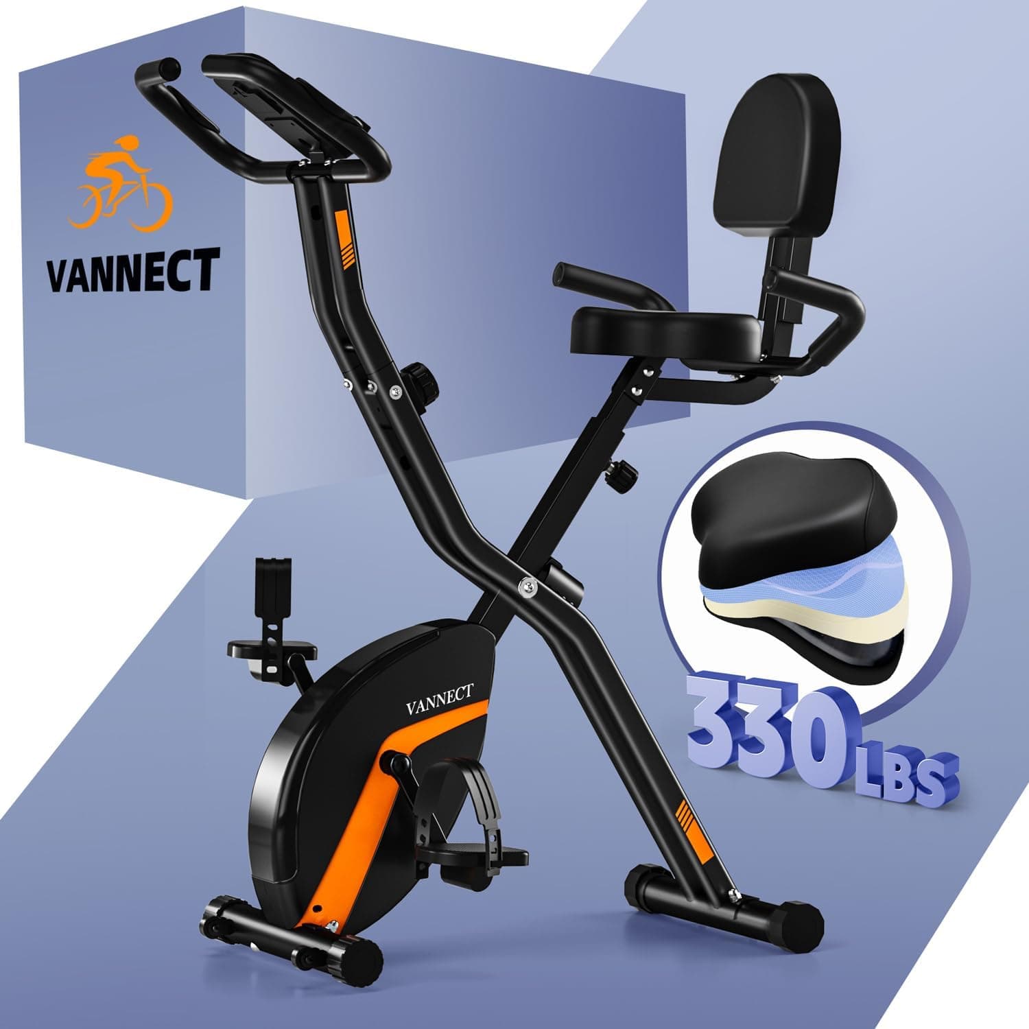 2025 Foldable Exercise Bike 16-level magnetic resistance 🚴♂️