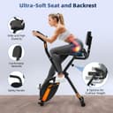 Thumbnail 4 de 2025 Foldable Exercise Bike 16-level magnetic resistance 🚴♂️