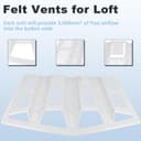 Thumbnail 3 de 22 x Felt Lap Vents for Loft Condensation prevention 🧰