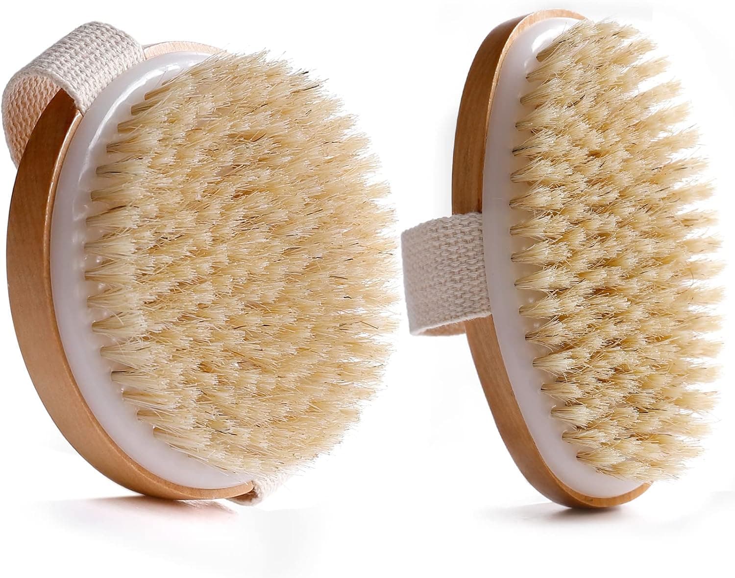 2pcs Body Brush set for dry brushing, 10.5cm & 13x6.5cm 🛁