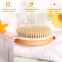 Thumbnail 4 de 2pcs Body Brush set for dry brushing, 10.5cm & 13x6.5cm 🛁