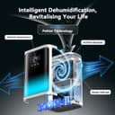 Thumbnail 3 de 3000ML Dehumidifier Quiet for Bedroom, 3L 💧