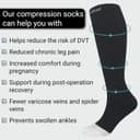 Thumbnail 5 de 360 RELIEF Compression Socks 20–30 mmHg for Travel 🧦