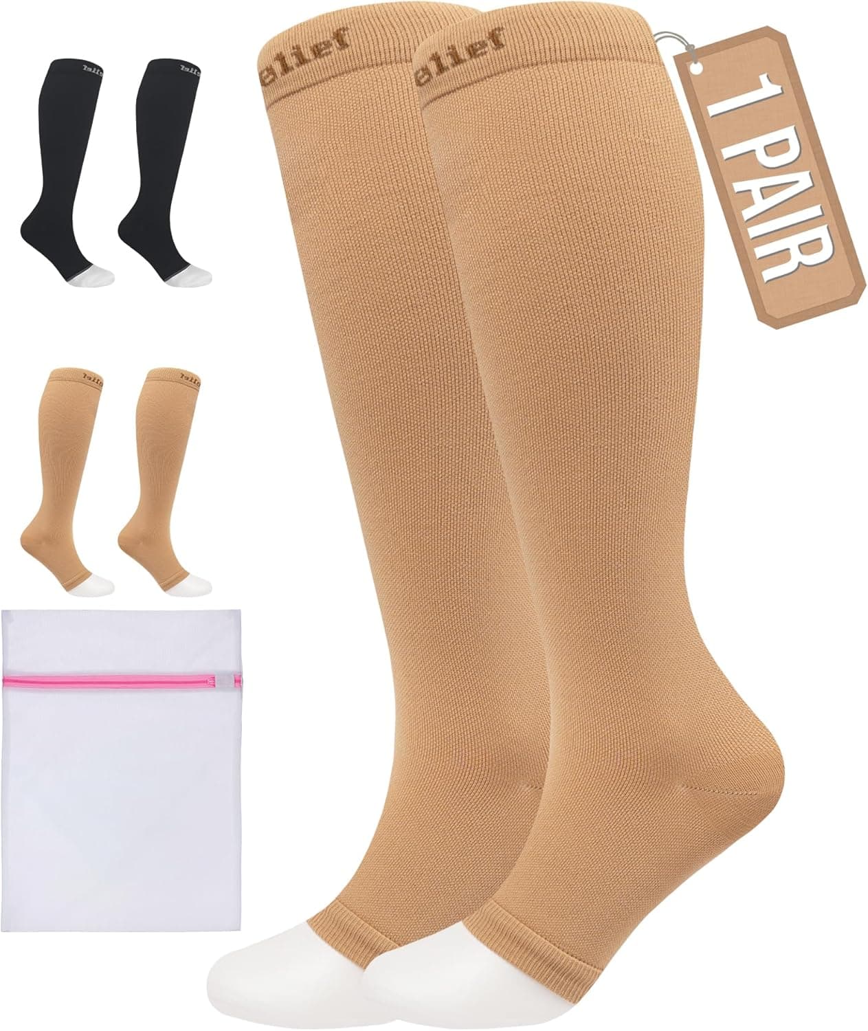 360 RELIEF Compression Socks 20–30 mmHg 🧦