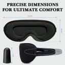 Thumbnail 2 de 360 RELIEF Sleep Eye Mask 100% Blackout for Travel 😴