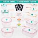 Thumbnail 1 de 38 Pcs Food Storage Containers 2500 ml 🍱