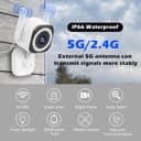 Thumbnail 1 de 3MP Outdoor Security Camera 2-pack, 5G WiFi 📷