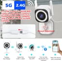 Thumbnail 5 de 3MP Outdoor Security Camera 2-pack, 5G WiFi 📷