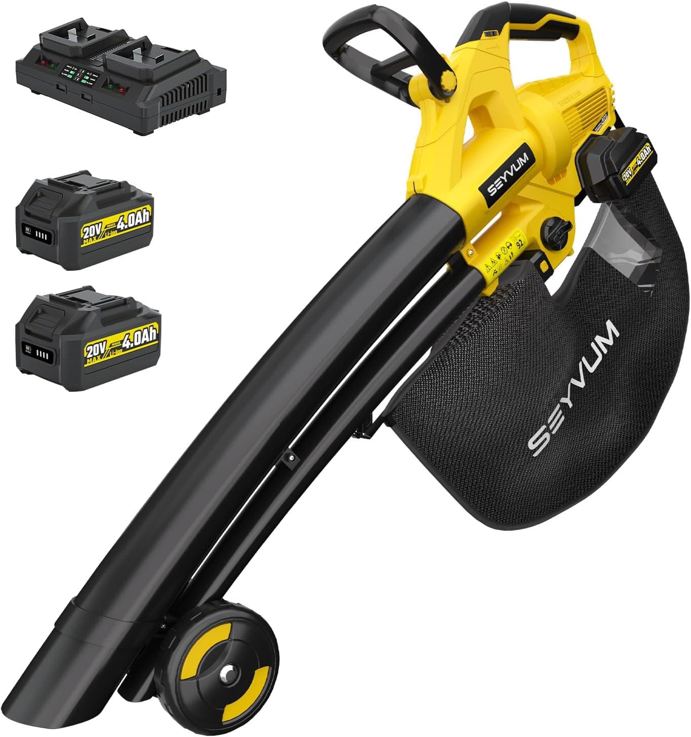 40V Cordless Leaf Blower and Vacuum 8000mAh 🌿