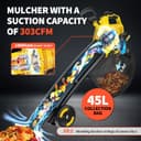 Thumbnail 3 de 40V Cordless Leaf Blower and Vacuum 8000mAh 🌿