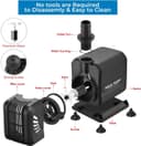 Thumbnail 2 de 40W Aquarium Submersible Pump 3000 L/H for Ponds 🌊