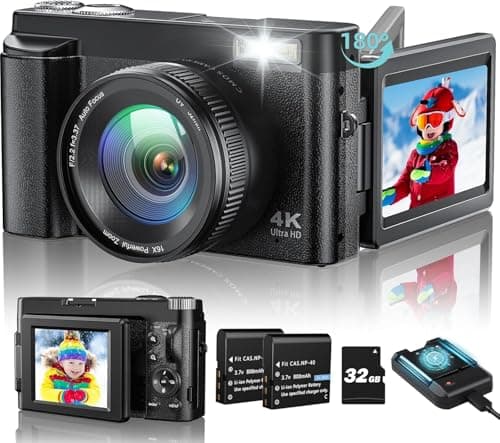 48MP Compact 4K Digital Camera 32GB 📷