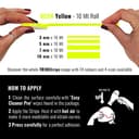 Thumbnail 2 de 4R Quattroerre.it 10502 neon yellow trim strip 10 m 🚗