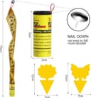 Thumbnail 1 de 60 Pcs Fruit fly traps Sticky insect strips for home 🪰