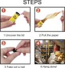 Thumbnail 2 de 60 Pcs Fruit fly traps Sticky insect strips for home 🪰