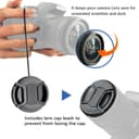 Thumbnail 1 de 67mm Center Pinch Lens Cap for DSLR Cameras 📷