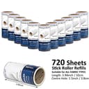 Thumbnail 2 de 720 Sheets Lint Roller Refills 12 Pack 🧹