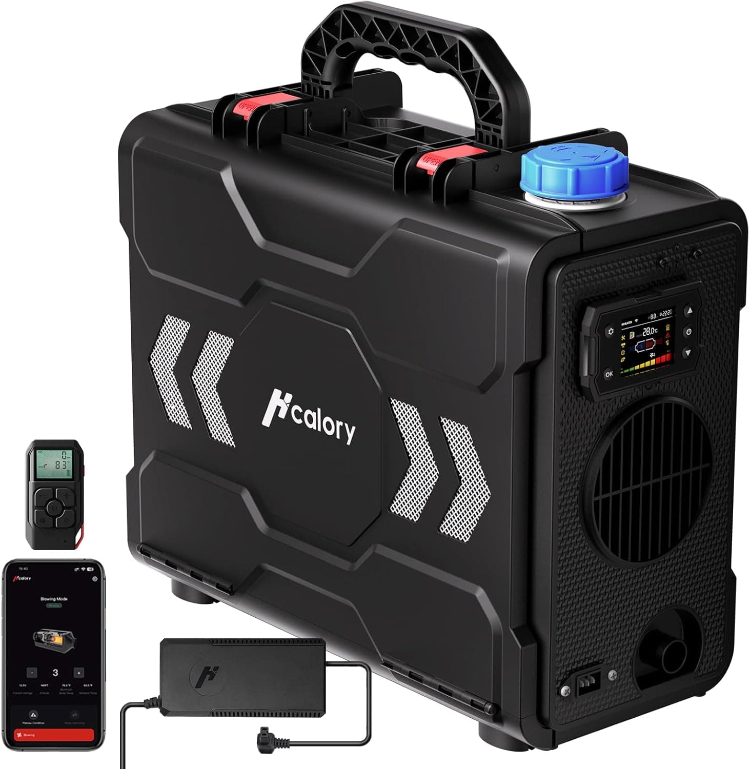 8KW Diesel Heater, 6L Toolbox 2S Plus Portable Diesel Air Heater All in One 110V/12/24V with App Control, Wireless Temperature Sensing and Altitude Mode for RV Garage Camper 2025 Upgraded
8KW Diesel Heater, 6L Toolbox 2S Plus Portable…