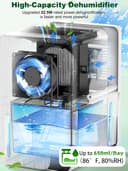 Thumbnail 1 de 1.8L Dehumidifier for Bedroom 650ml/day dehumidifier 🌫️