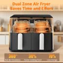 Thumbnail 4 de 9L Dual Air Fryer 2 x 4.5L drawers 🍳