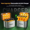 Thumbnail 1 de AAA 1100mAh NiMH Rechargeable Batteries with Charger 🔋