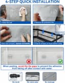 Thumbnail 3 de AceMining Shower Caddy 2-pack adhesive bathroom shelf 🛁