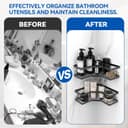 Thumbnail 4 de AceMining Shower Caddy 2-pack adhesive bathroom shelf 🛁