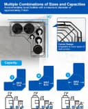 Thumbnail 5 de AceMining Shower Caddy 2-pack adhesive bathroom shelf 🛁