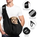 Thumbnail 2 de Adiwo Puppy Carrier reversible dog sling 🐶